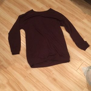 maroon tunic